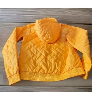 Columbia Women's XS Sweet View Quilted Puffer Hooded Pockets Jacket Coat Yellow